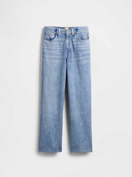 Image number 9 showing, Gap × BÉIS Knit Denim Baggy Jeans