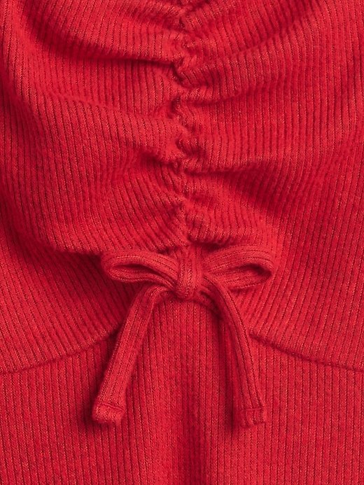 Image number 4 showing, Kids Ruched Bow Dress