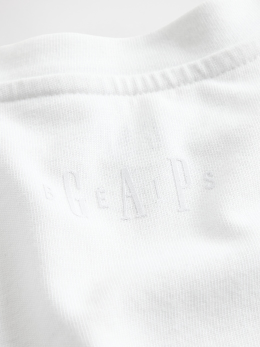 Image number 5 showing, Gap × BÉIS Organic Cotton VintageSoft Crop Graphic T-Shirt