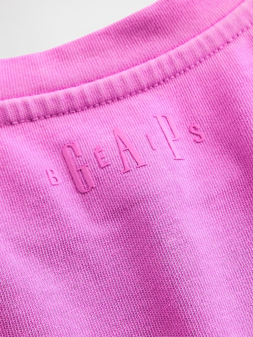 Image number 5 showing, Gap × BÉIS Organic Cotton VintageSoft Crop Graphic T-Shirt