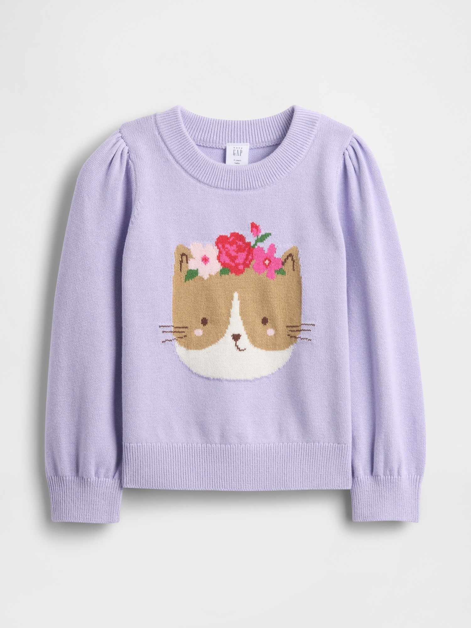 Baby & Toddler Puff-Sleeve Sweater