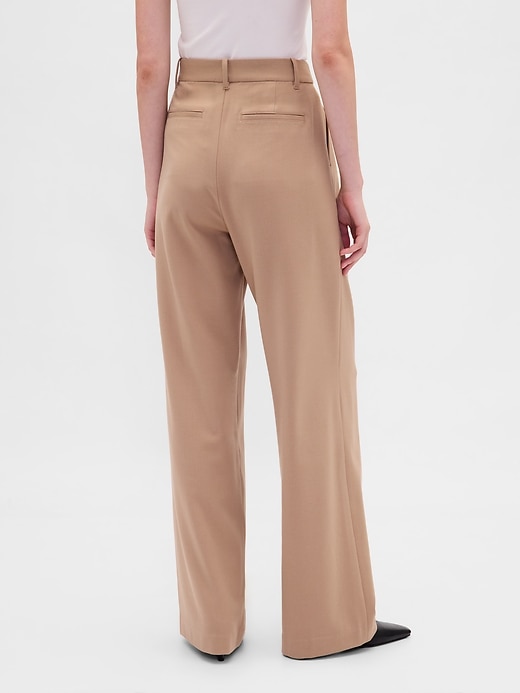 Image number 4 showing, 365 High Rise Brushed Twill Pleated Trousers