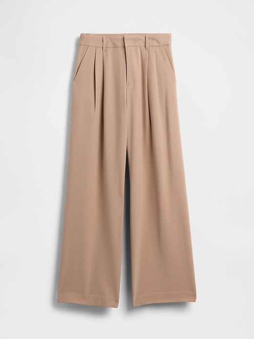 Image number 7 showing, 365 High Rise Brushed Twill Pleated Trousers