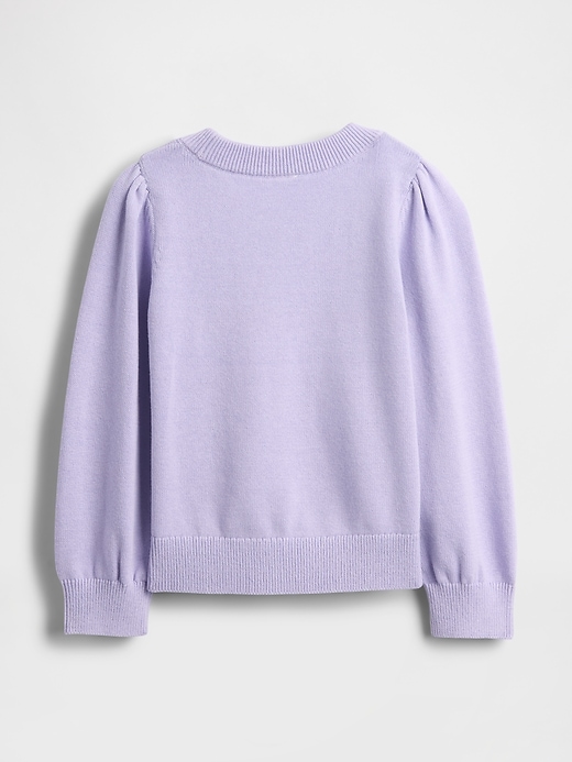 Image number 2 showing, Baby & Toddler Puff-Sleeve Sweater