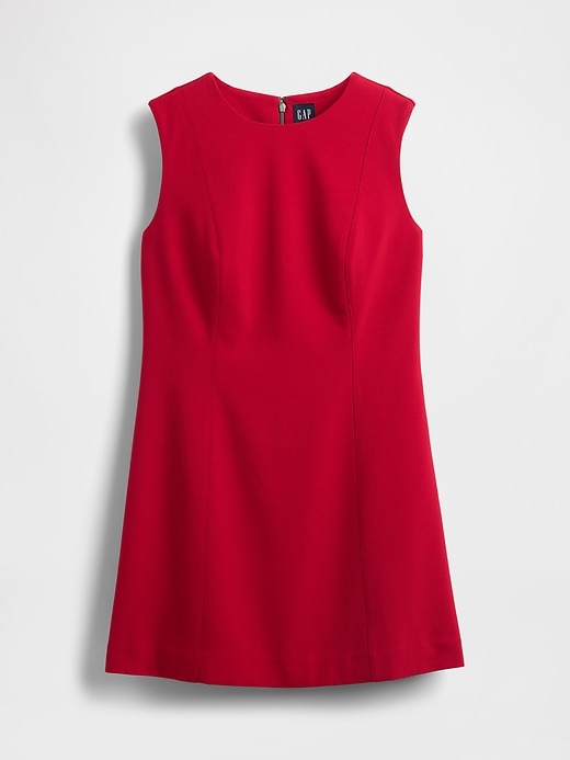 Image number 5 showing, High-Neck Mini Shift Dress