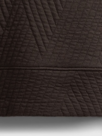 Image number 3 showing, GapFit Quilted Jacquard Knit Funnel-Neck Pullover