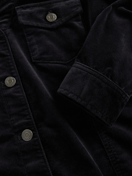 Image number 4 showing, Velvet V-Neck Pocket Mini Dress