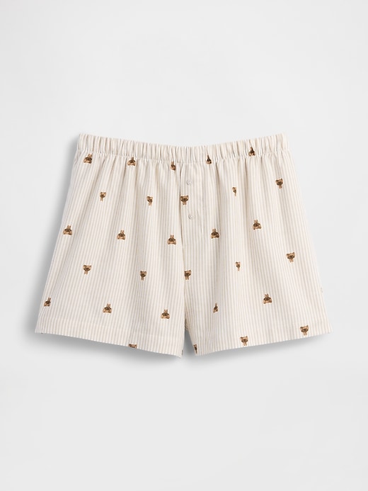 Image number 6 showing, Logo Flannel Boxer Shorts