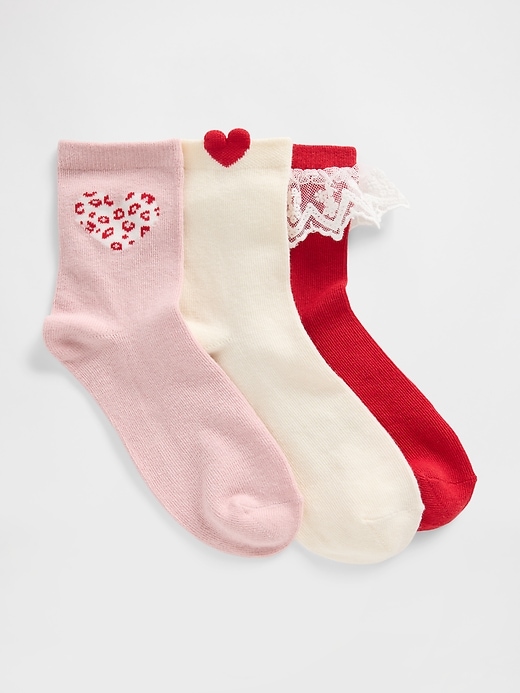 Image number 1 showing, Kids Crew Socks (3-Pack)