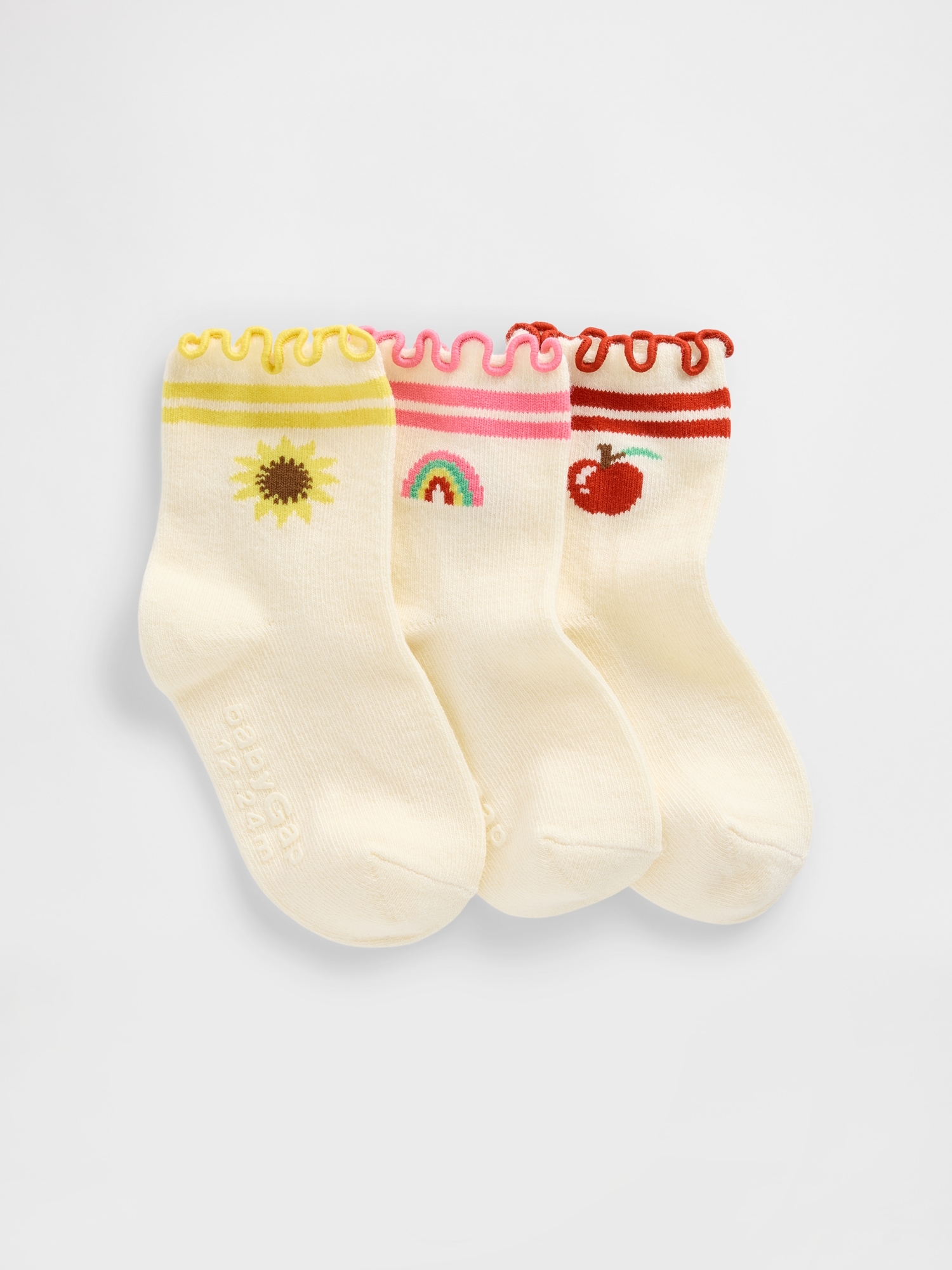 Baby & Toddler Crew Socks (3-Pack) - Multi 3