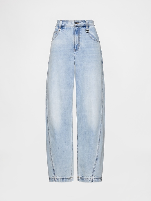Image number 8 showing, Gap × BÉIS High Rise Barrel Jeans