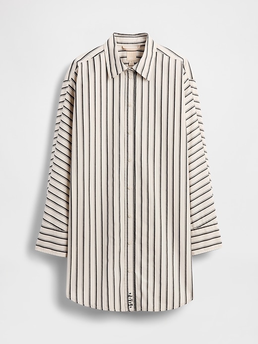 Image number 7 showing, Gap × BÉIS Poplin Dolman Big Shirt