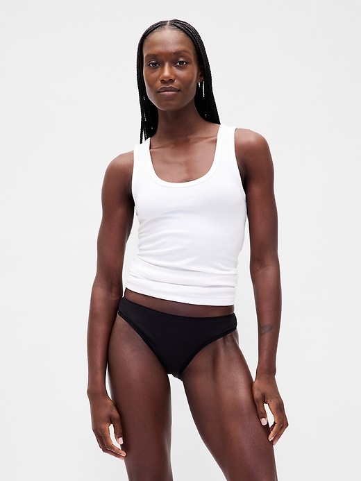 Image number 1 showing, Organic Stretch Cotton Cheeky