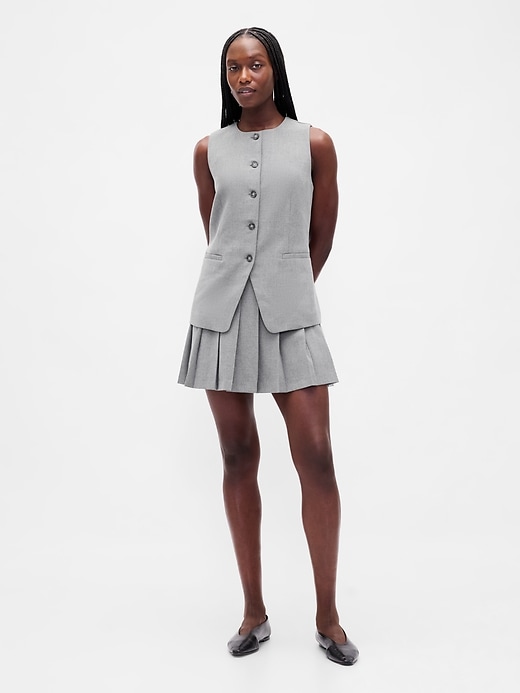 Image number 1 showing, Pleated Mini Skort