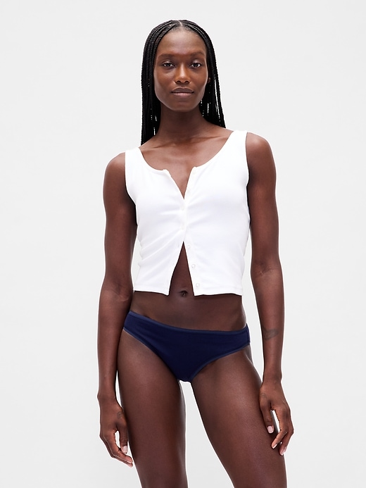 Image number 1 showing, Organic Stretch Cotton Bikini