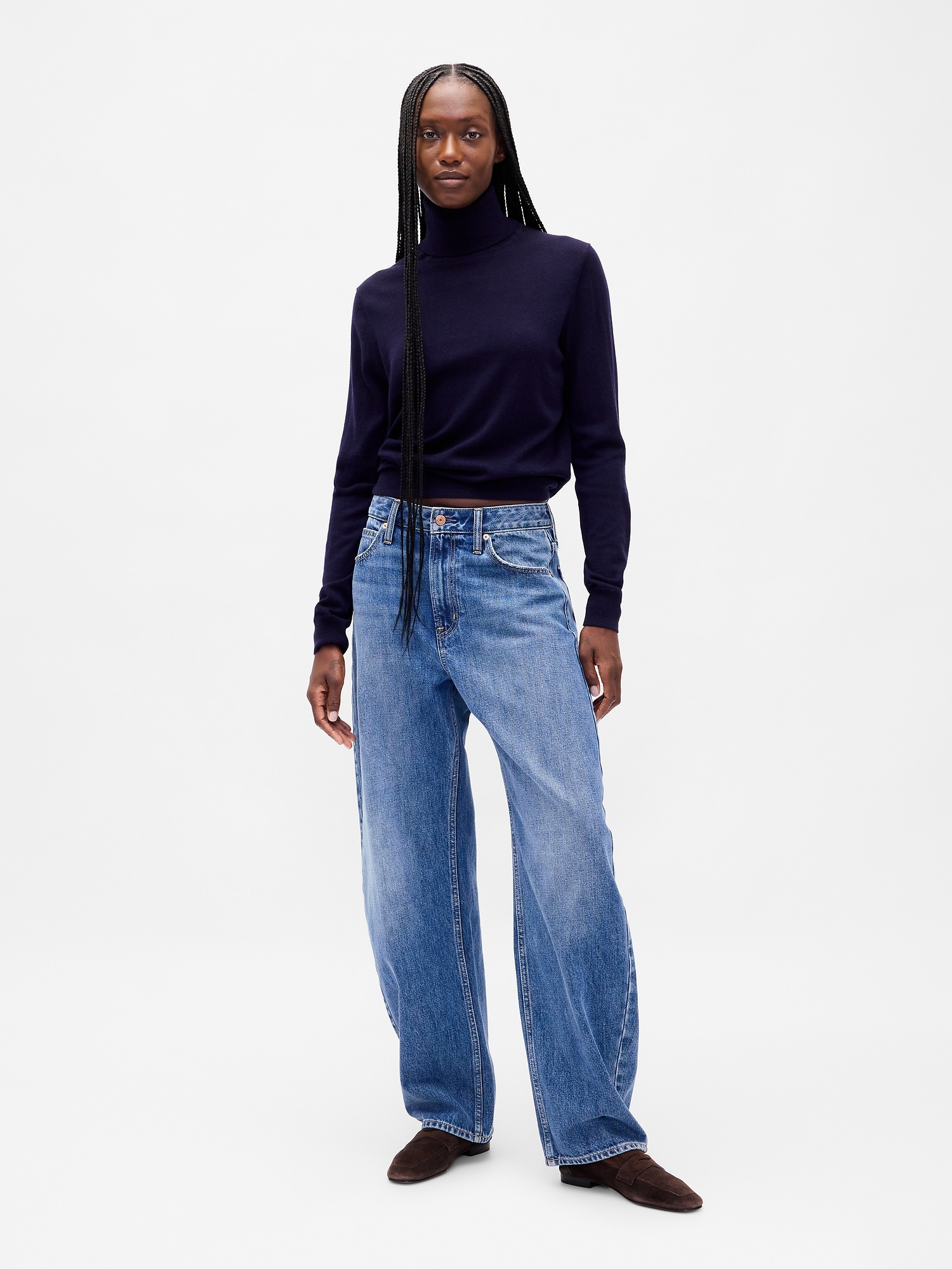 100% Merino Wool Turtleneck Sweater