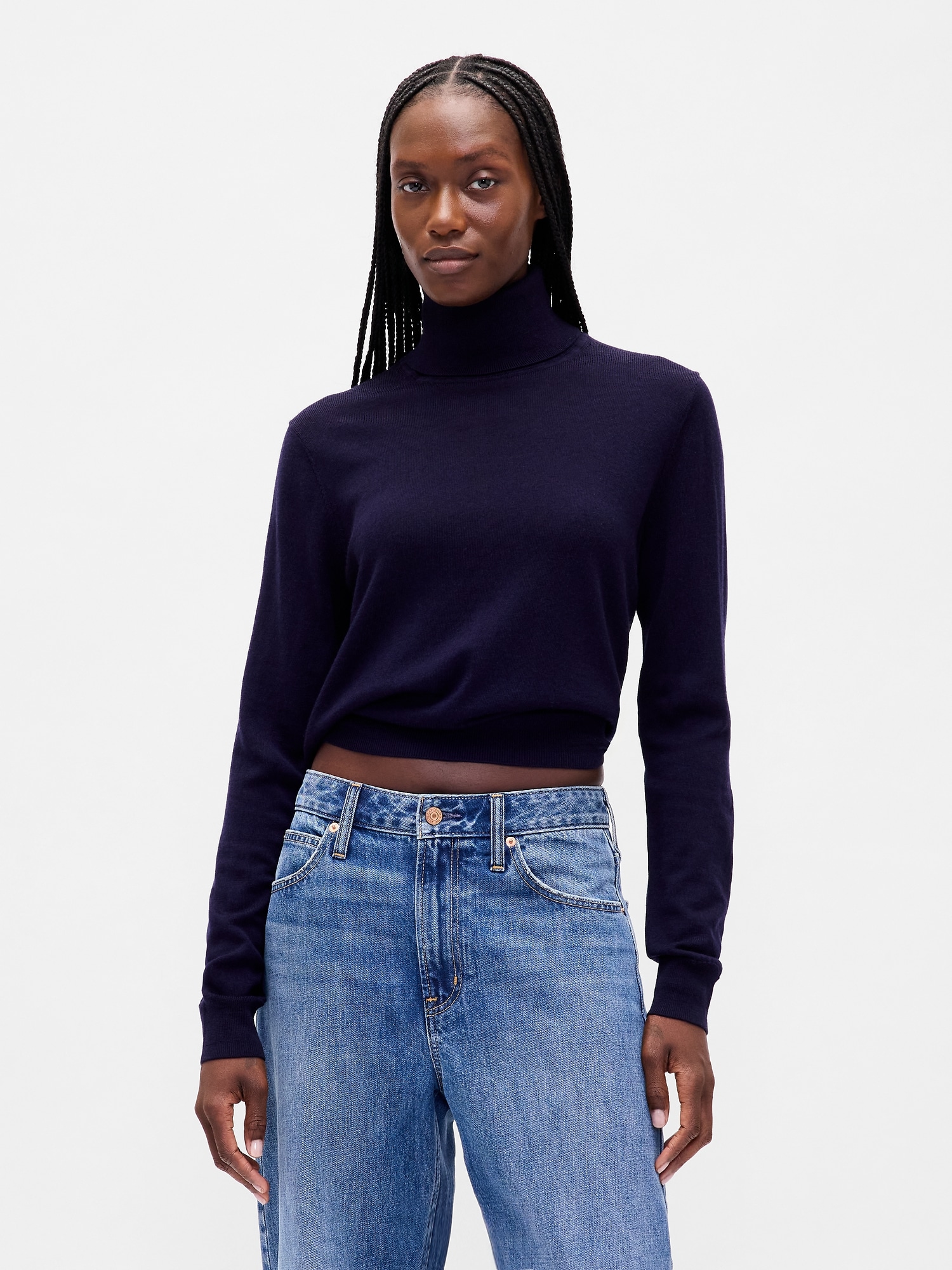 100% Merino Wool Turtleneck Sweater