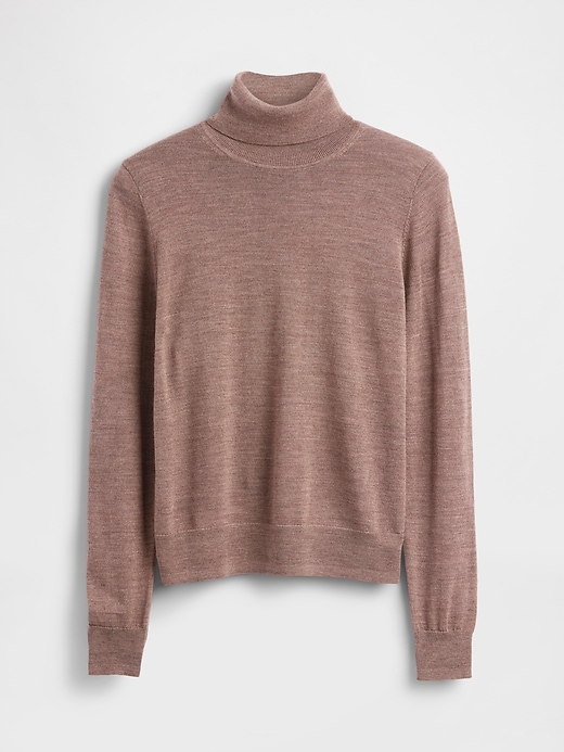 Image number 5 showing, 100% Merino Wool Turtleneck Sweater