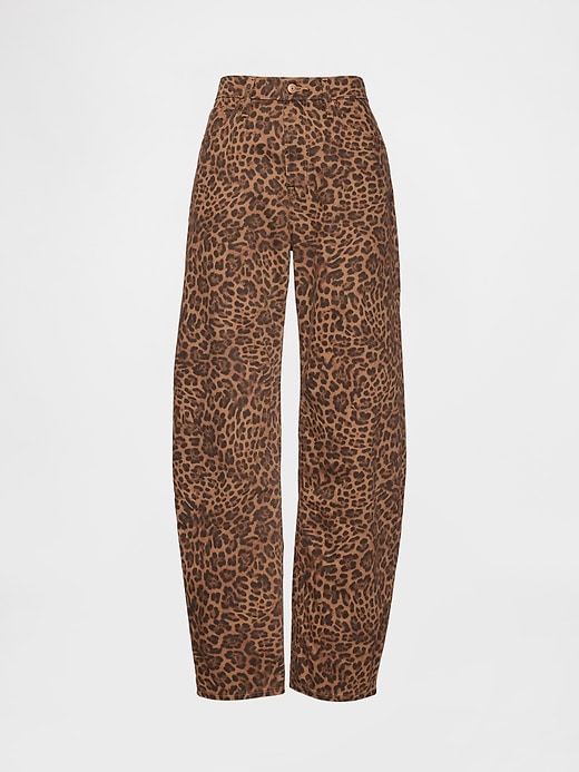 Image number 5 showing, High Rise Barrel Jeans