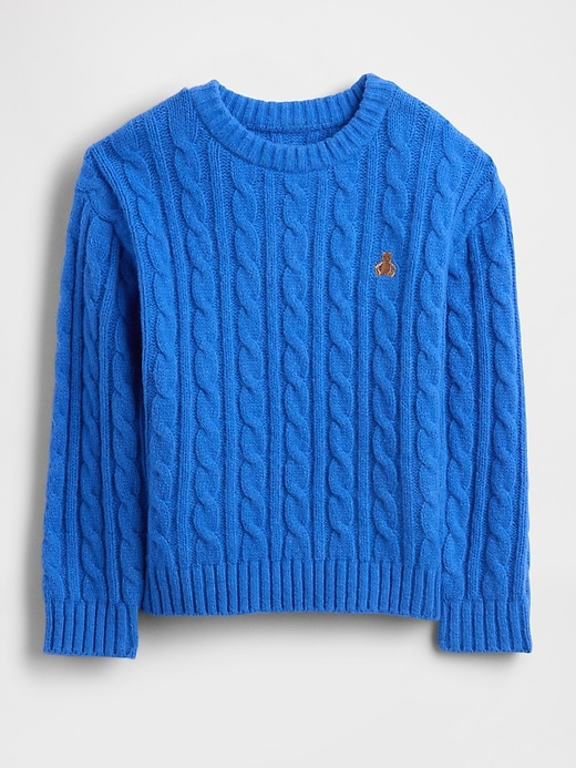 Image number 1 showing, Baby & Toddler CashSoft Cable-Knit Sweater