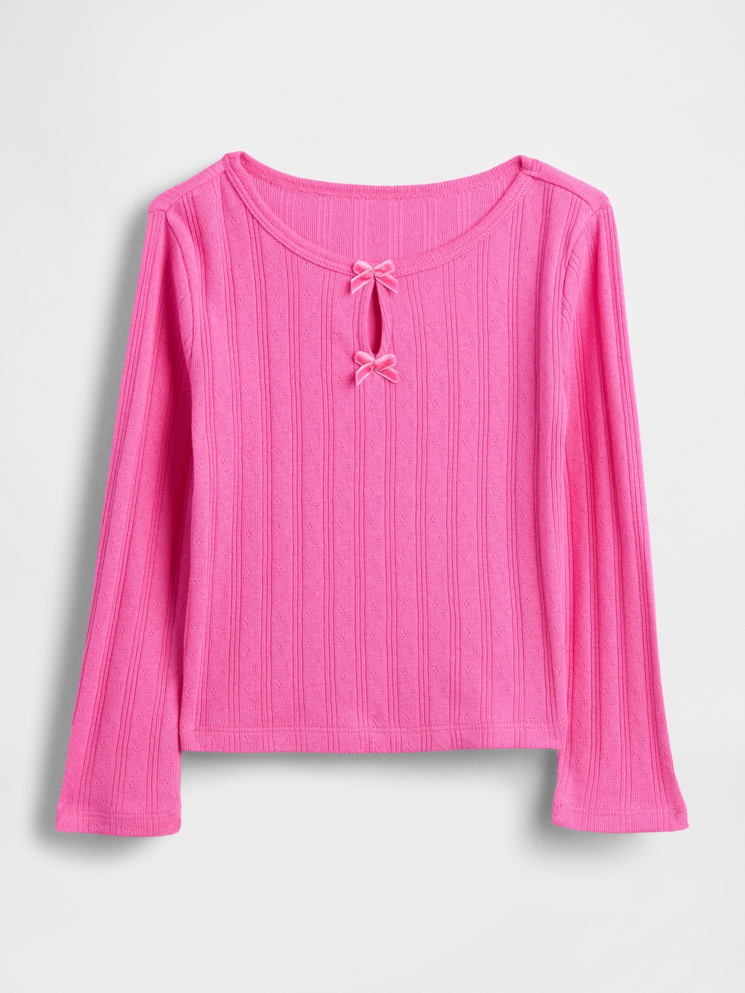 Baby & Toddler Pointelle Bow Top