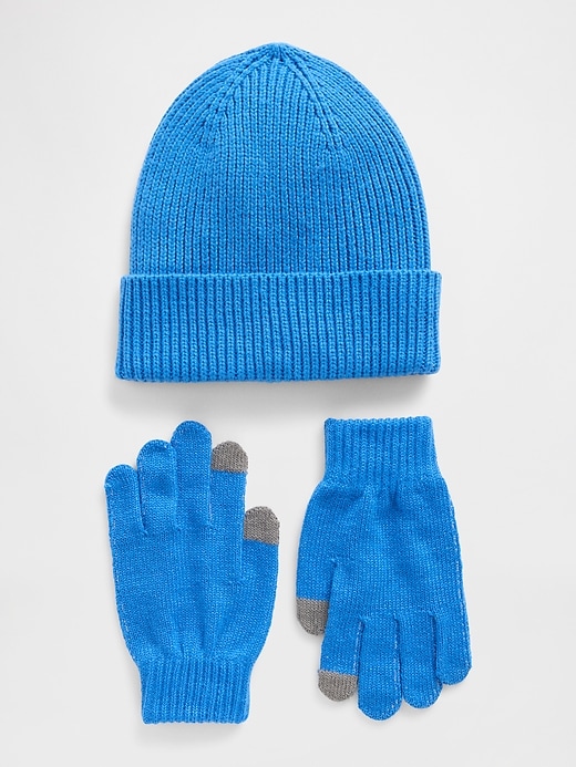 Image number 1 showing, Kids Beanie & Gloves Set