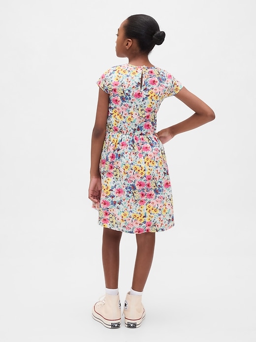 Image number 3 showing, Kids Smocked Floral Dress