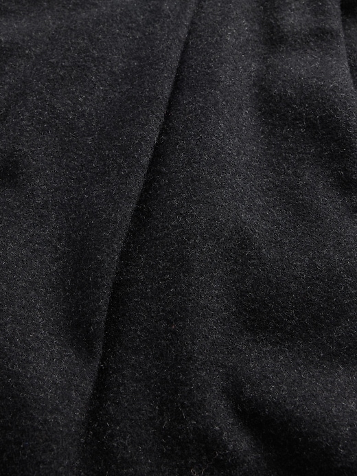 Image number 5 showing, Wool-Blend Relaxed Straight Trousers