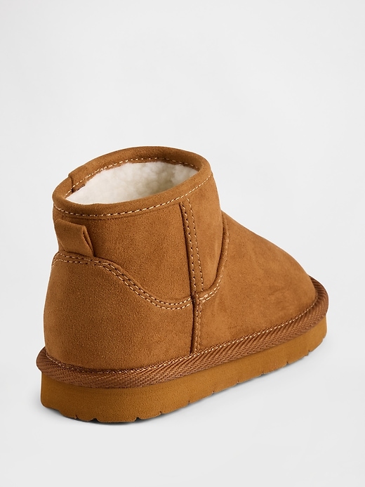 Image number 4 showing, Toddler Vegan Suede Sherpa-Lined Boots