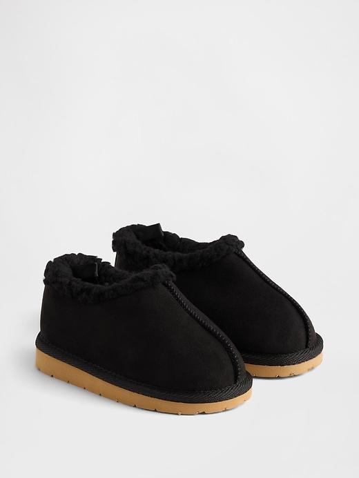 Image number 2 showing, Toddler Vegan Suede Sherpa-Lined Shoes