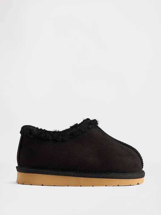 Image number 1 showing, Toddler Vegan Suede Sherpa-Lined Shoes