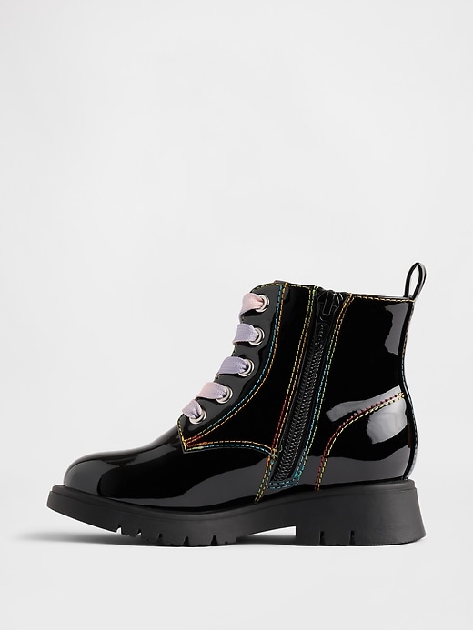 Image number 5 showing, Gap × Disney Toddler Minnie Mouse Lace-Up Boots