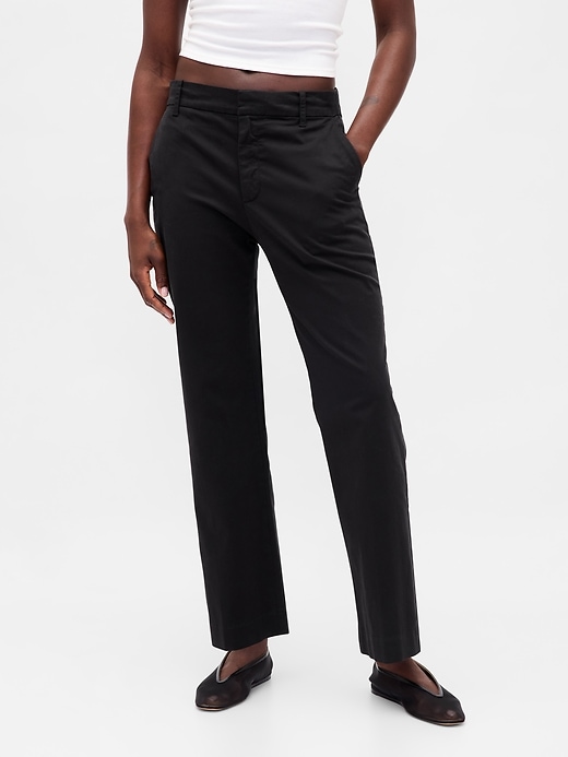 Image number 2 showing, Mid Rise Downtown Khakis