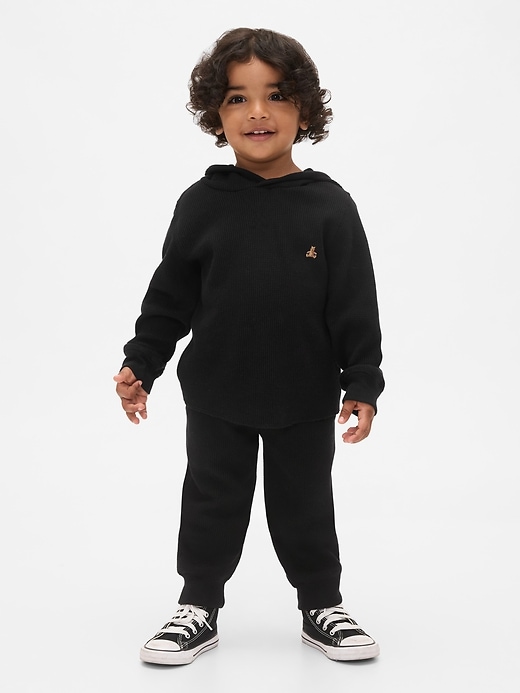 L'image numéro 1 présente Ensemble en tricot gaufré pour Bébé et Tout-petit