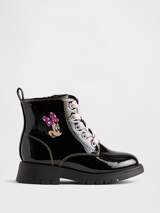 Image number 1 showing, Gap × Disney Toddler Minnie Mouse Lace-Up Boots