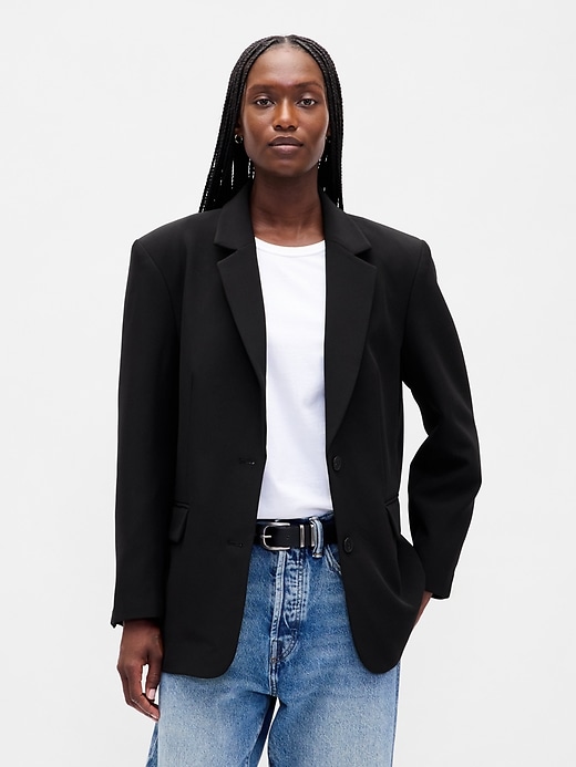 Image number 1 showing, BiStretch Oversized Blazer