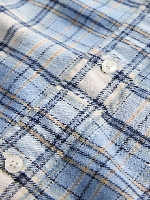 Image number 4 showing, Organic Cotton Relaxed Flannel Shirt