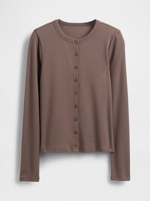 Image number 5 showing, Modern Crewneck Cardigan
