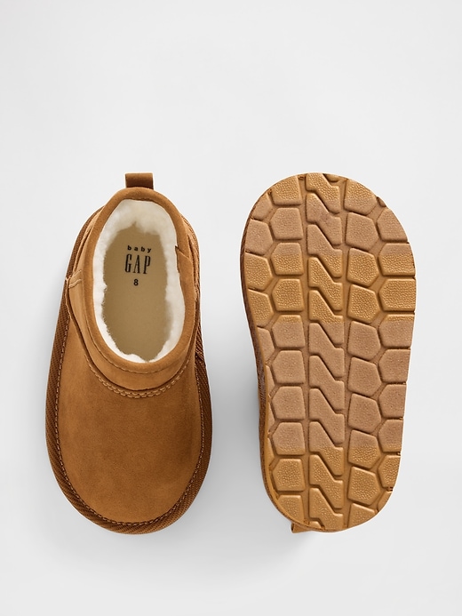 Image number 3 showing, Toddler Vegan Suede Sherpa-Lined Boots