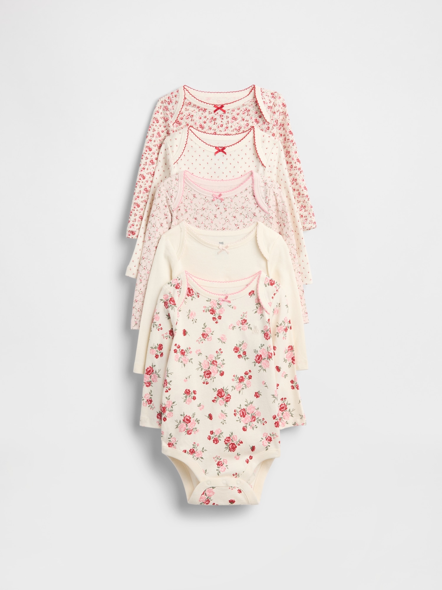 Baby First Favorite Organic Cotton Bodysuit (5-Pack)