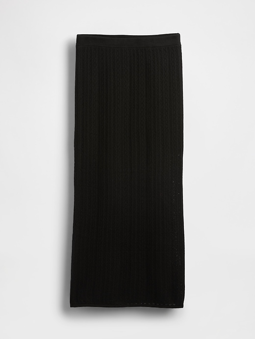 Image number 5 showing, Pointelle Maxi Skirt