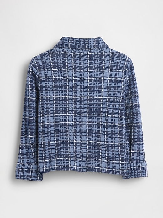 Image number 3 showing, Baby & Toddler Knit Jersey Plaid Shirt