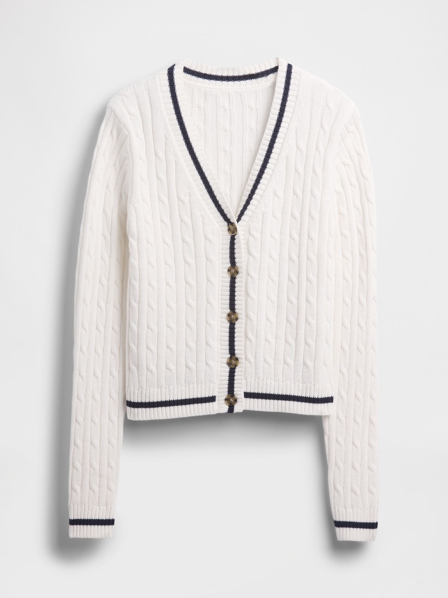 100% Cotton Cable-Knit Cardigan | Gap