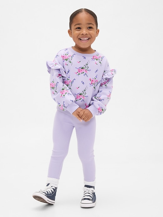 L'image numéro 1 présente Ensemble avec chandail et legging en coton ouaté pour Bébé et Tout-petit