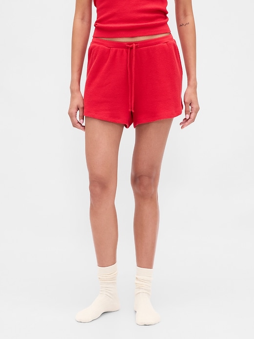 Image number 2 showing, Waffle PJ Shorts