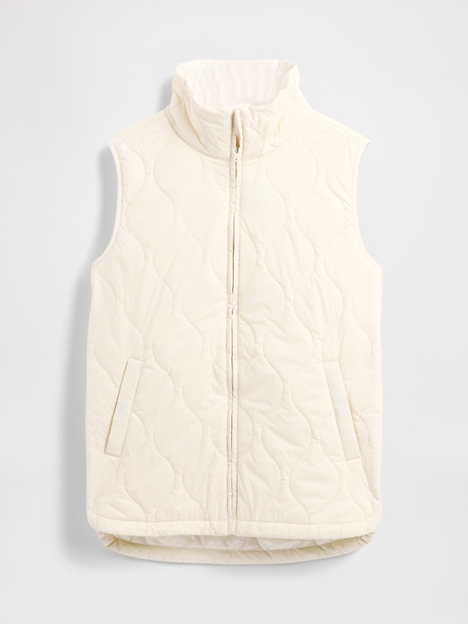 Image number 5 showing, Recycled Lightweight Quilted Puffer Vest