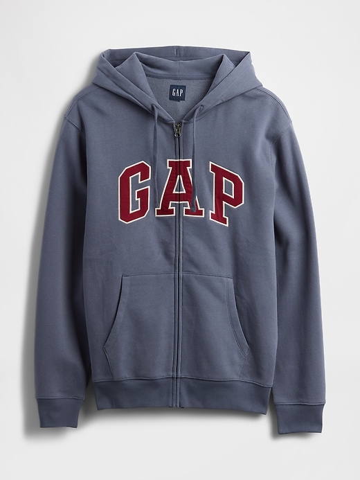 Adult VintageSoft Arch Logo Full-Zip Hoodie | Gap