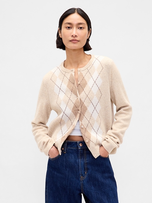 Image number 1 showing, CashSoft Crop Cardigan