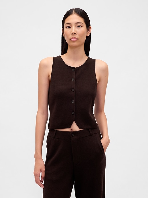 Image number 1 showing, Lightweight CashSoft Tailored Vest