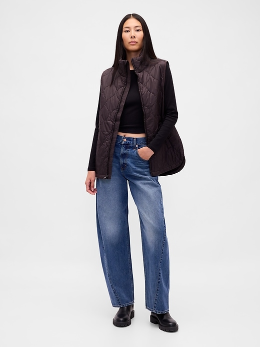 Image number 2 showing, Recycled Lightweight Quilted Puffer Vest